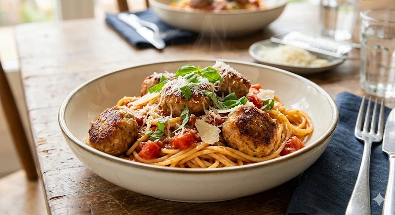 Spaghetti met Gehaktballen