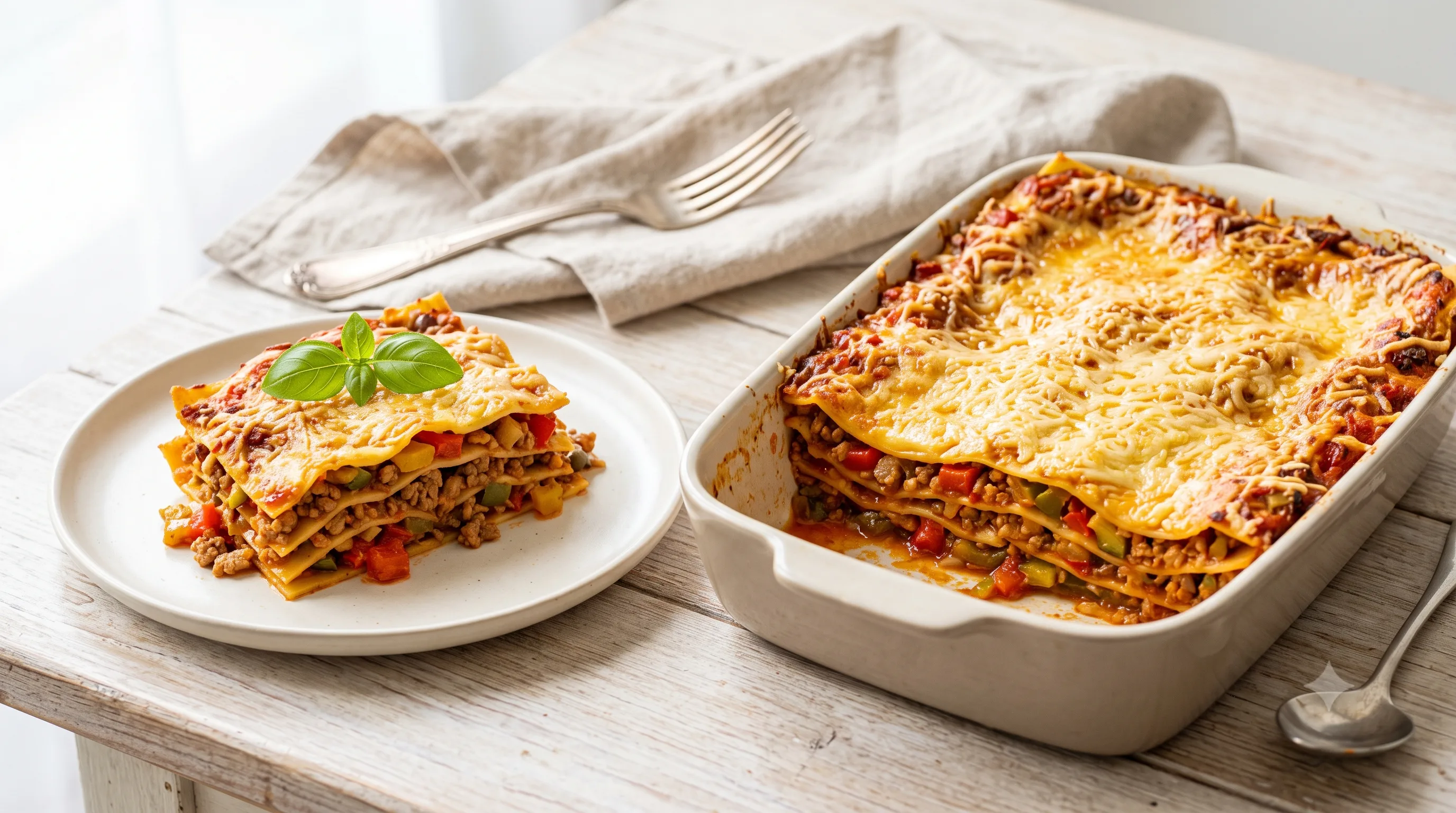 Makkelijke Vegetarische Lasagne