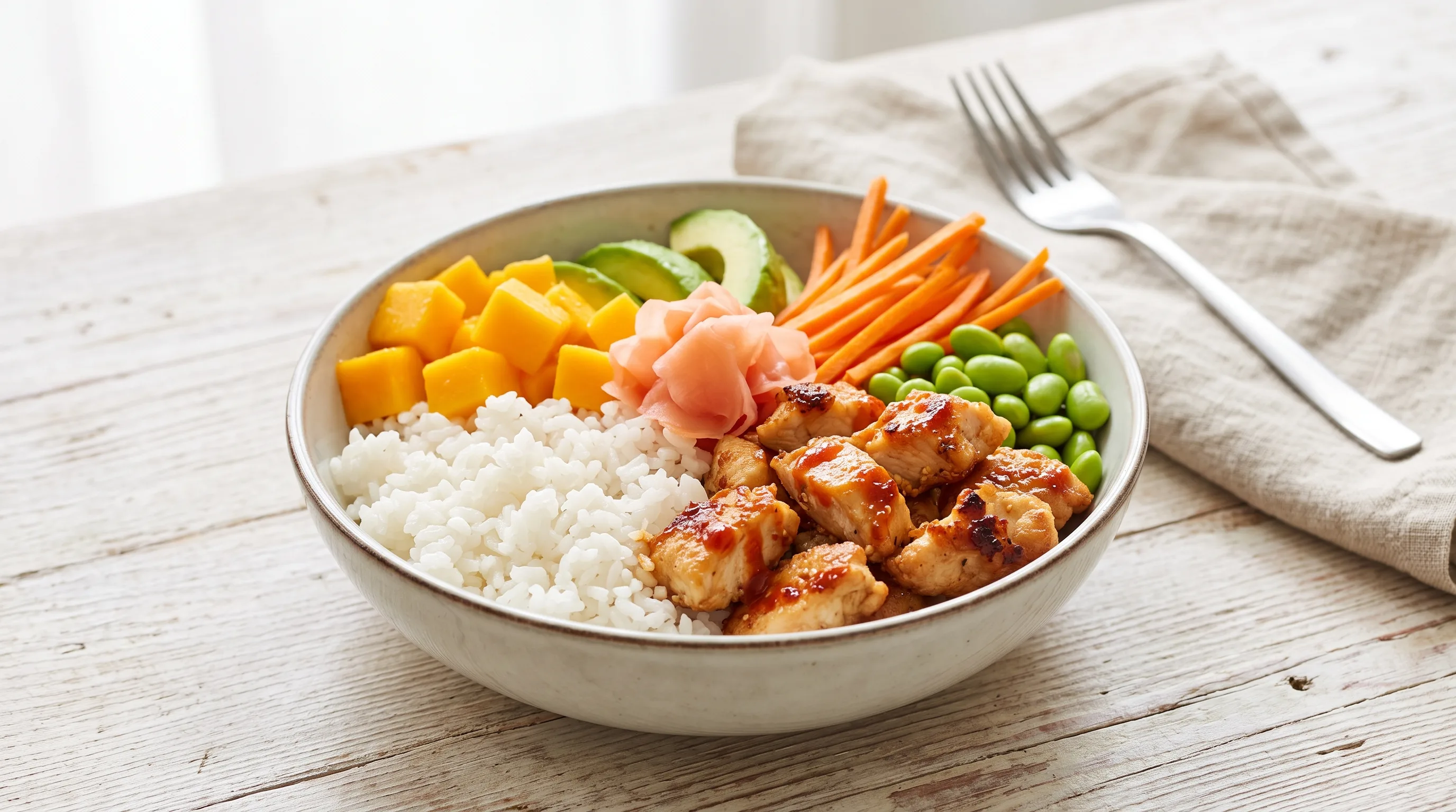 Pokébowl met Kip