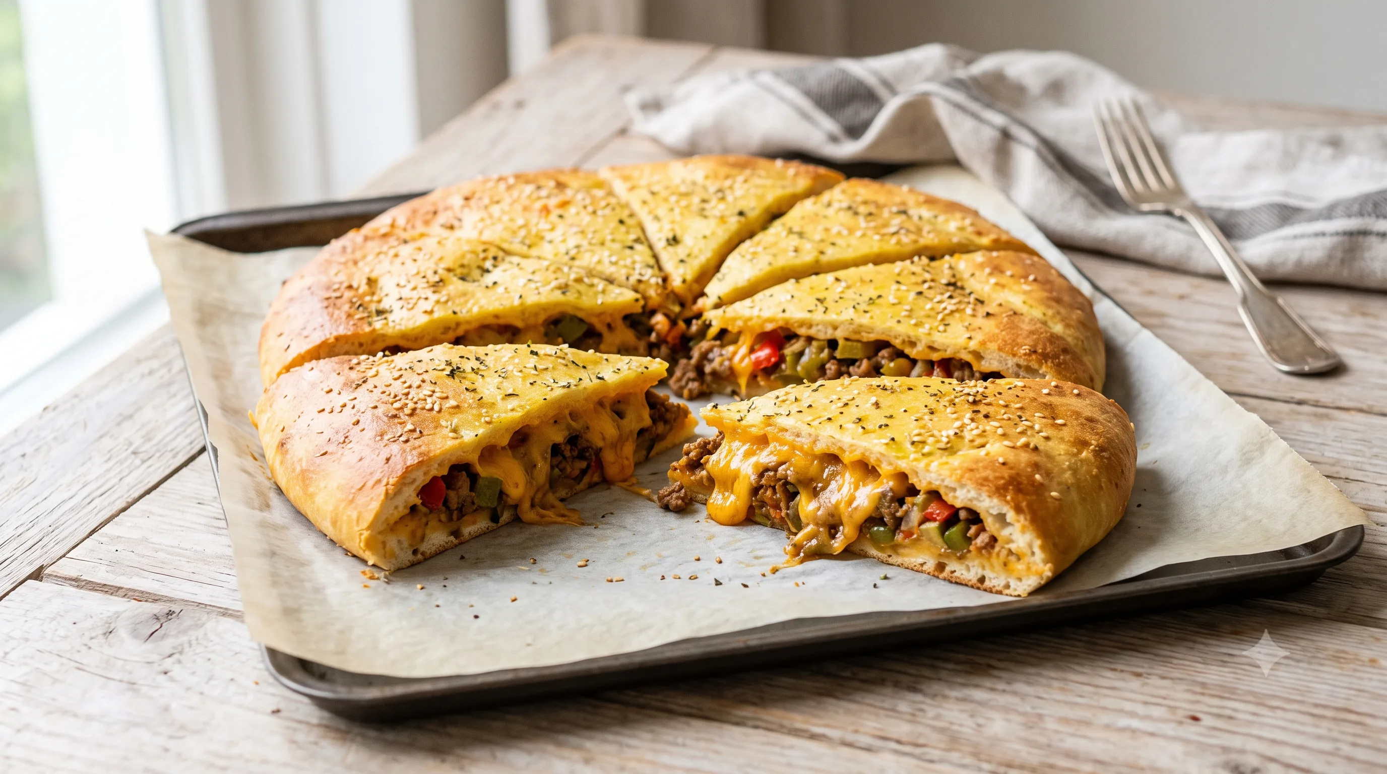 Gevuld Turks brood