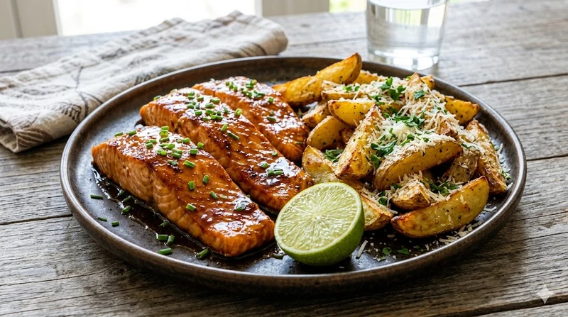 Honingzalm met Aardappelpartjes