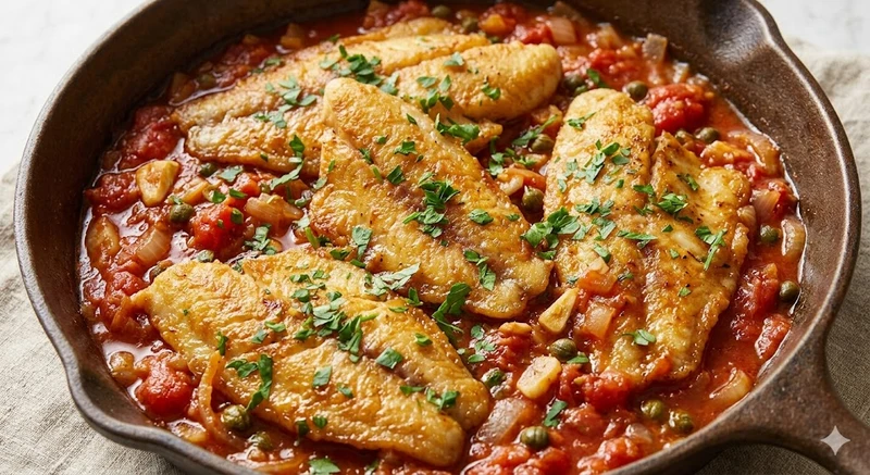 Pangasius in Tomatensaus