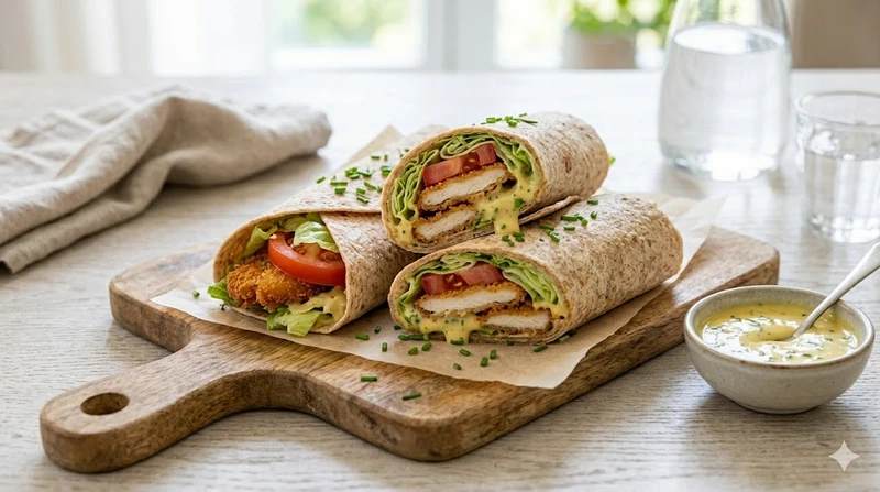 Wraps met Krokante Kip